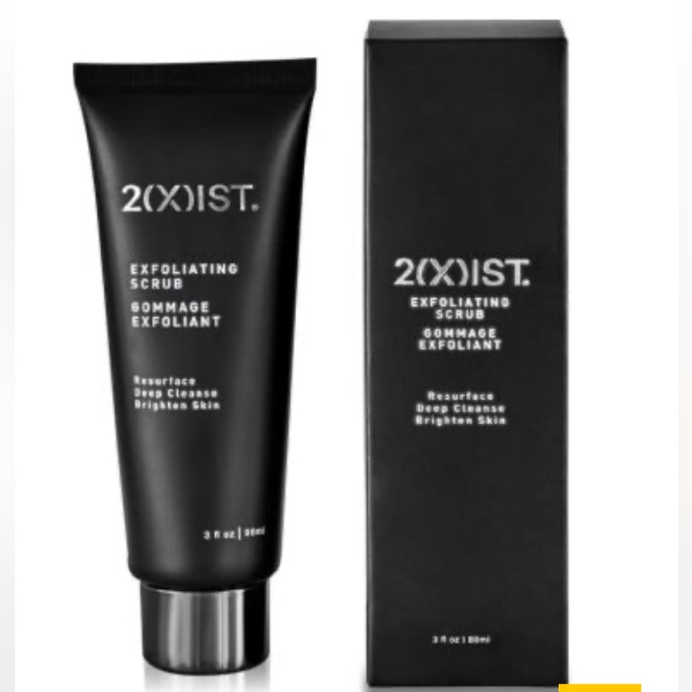 🔥2XIST Charcoal Exfoliating Face Scrub. Restorative and brightening 3fl oz